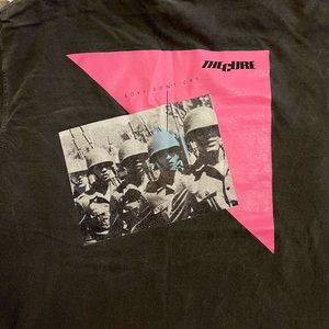 Bootleg THE CURE boys don’t cry shirt washed black never worn